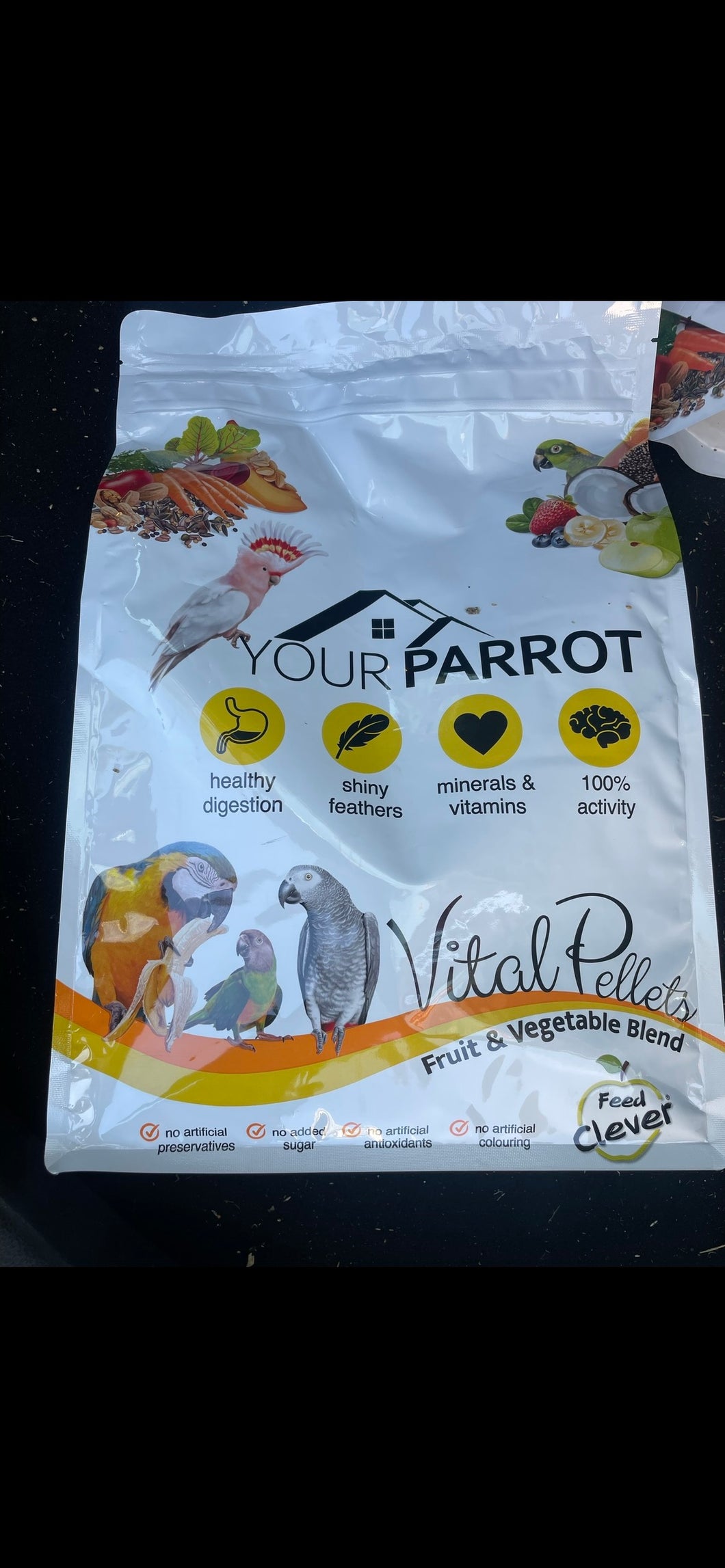 Your Parrot Pellets Fruit & Veg 3kg