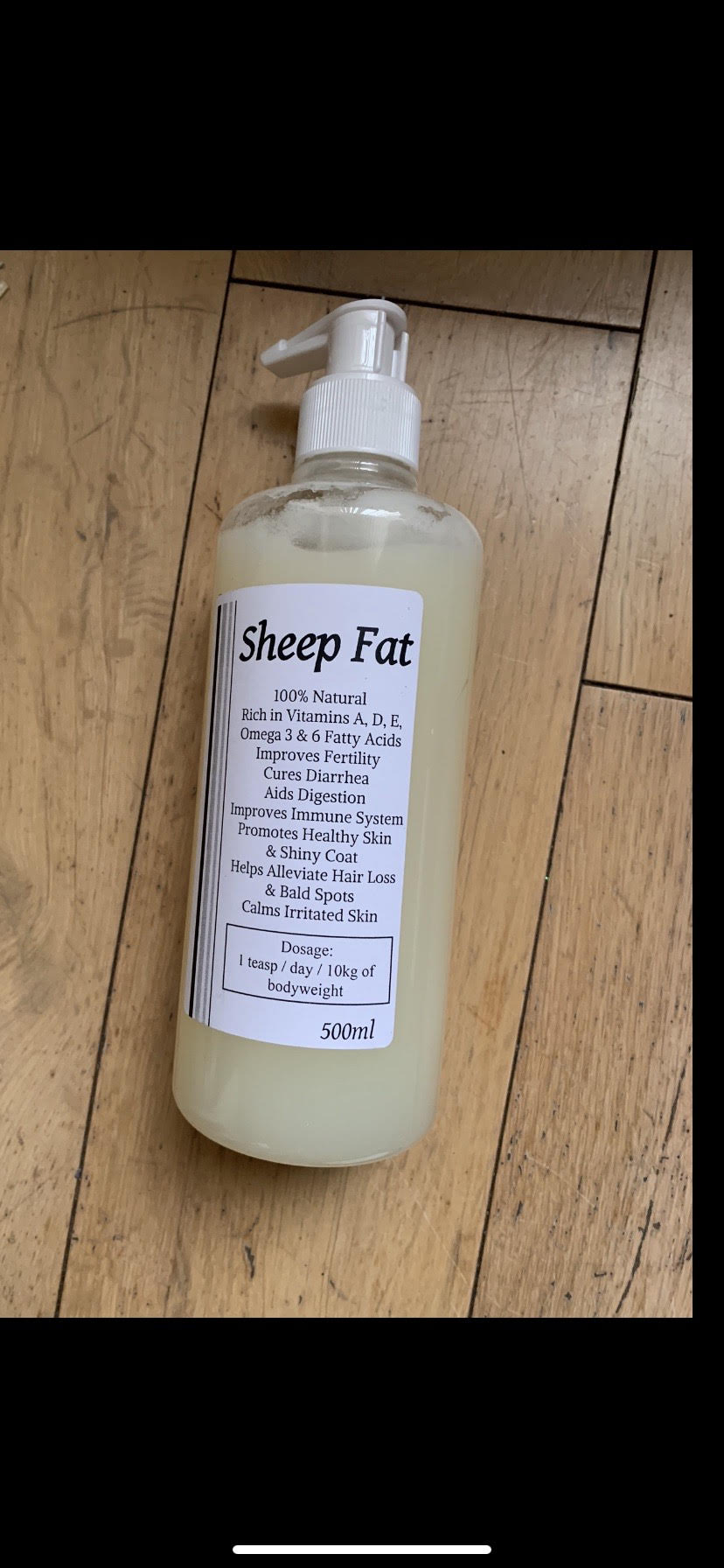 Sheep Fat (500ml)