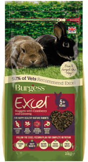 Burgess mature rabbit discount food