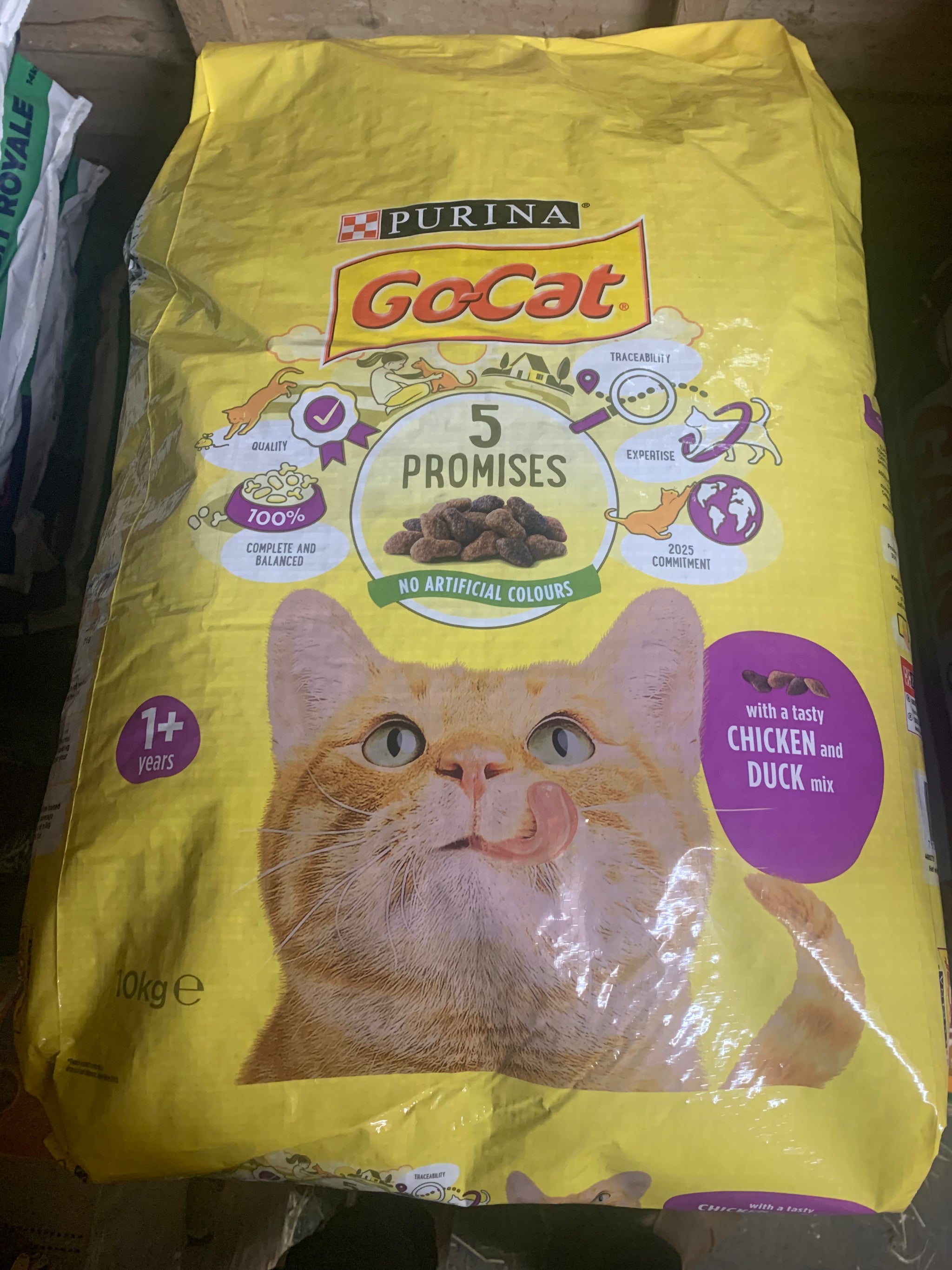 Go Cat Chicken Duck 10kg Furry Dubs