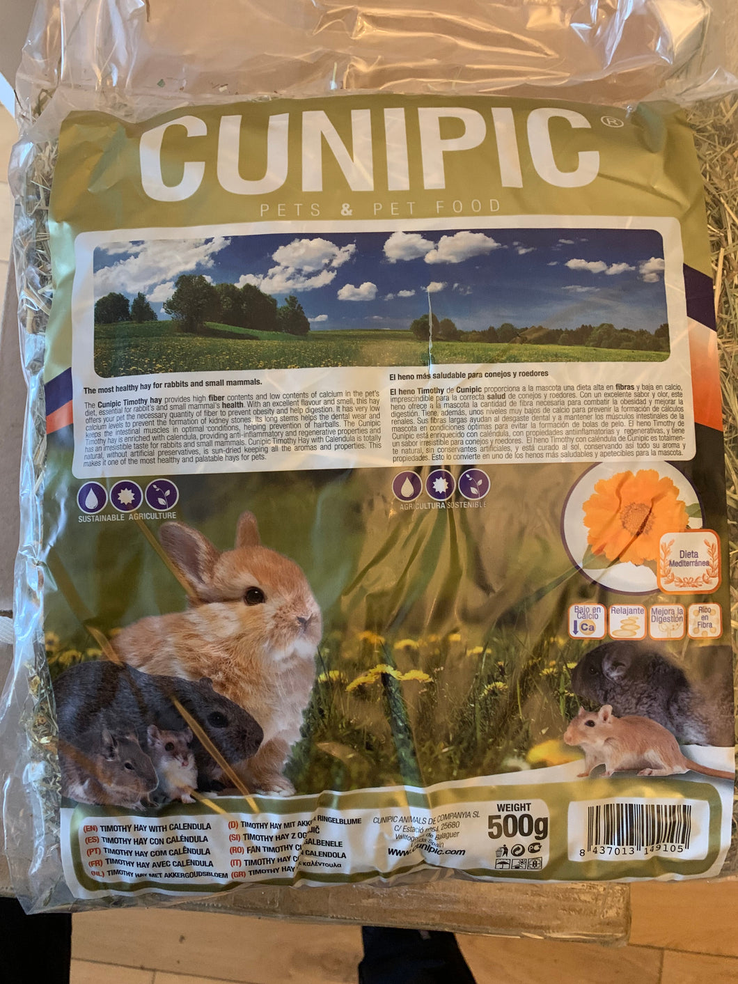 Timothy Hay with Calendula 500g