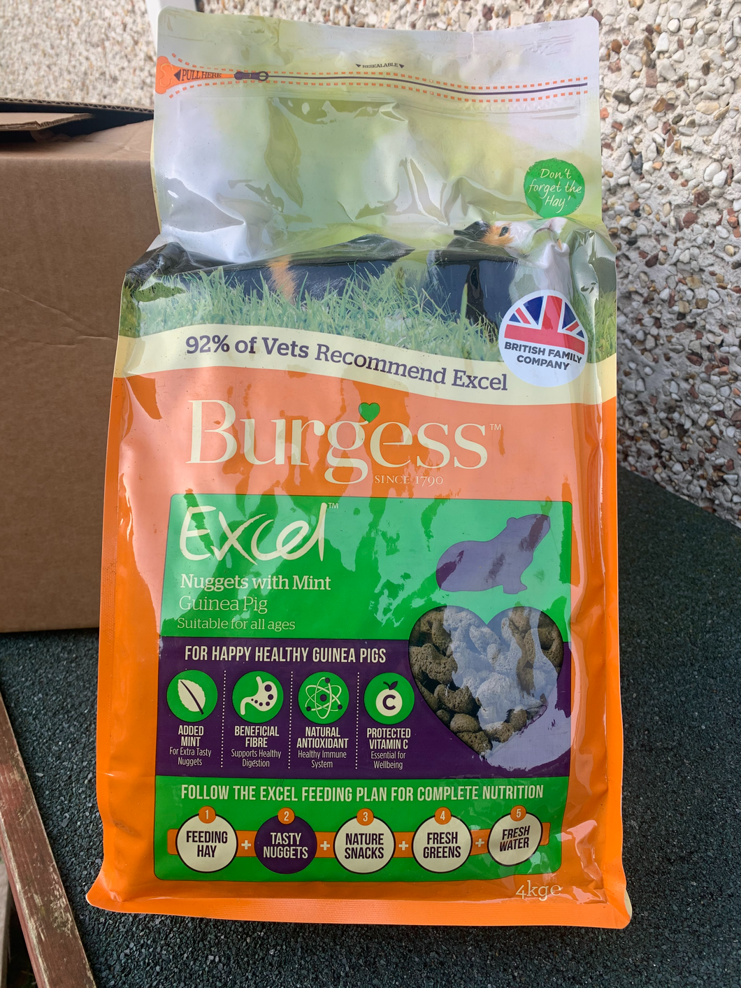 Burgess Excel Guinea Pig 3kg Furry Dubs
